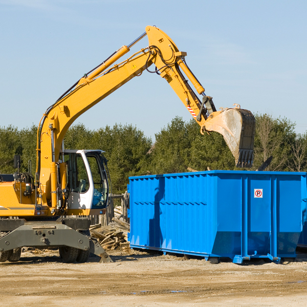 how does a residential dumpster rental service work in Samak